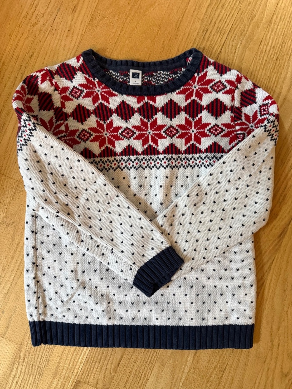 Janie and Jack Size 6 Boys Faire Isle Knit Winter Holiday Christmas Sweater